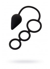 Тройное эрекционное кольцо с анальным хвостом Drop M-size - Erotist Adult Toys - в Петрозаводске купить с доставкой