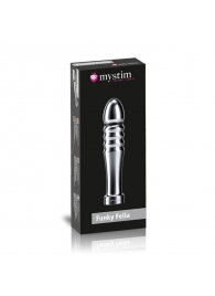 Ребристый фаллоимитатор для электростимуляции Funky Fella Rill Dildo - 13 см. - MyStim - купить с доставкой в Петрозаводске