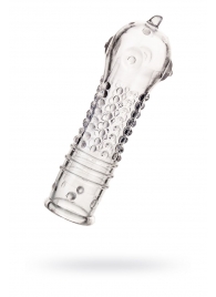 Прозрачная закрытая насадка на пенис TOYFA A-Toys - 14,7 см. - A-toys - в Петрозаводске купить с доставкой