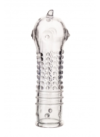 Прозрачная закрытая насадка на пенис TOYFA A-Toys - 14,7 см. - A-toys - в Петрозаводске купить с доставкой