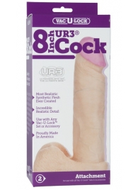 Ультрареалистичная насадка для трусиков Vac-U-Lock 8  ULTRASKYN Cock - 20,57 см. - Doc Johnson - купить с доставкой в Петрозаводске