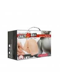 Вагина и попка с вибрацией CRAZY BULL - Baile - в Петрозаводске купить с доставкой