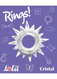 Прозрачное эрекционное кольцо Rings Cristal - Lola Games - в Петрозаводске купить с доставкой