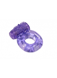 Фиолетовое эрекционное кольцо с вибрацией Rings Axle-pin - Lola Games - в Петрозаводске купить с доставкой