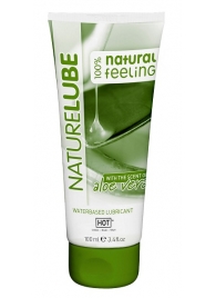 Лубрикант на водной основе NatureLube с алоэ вера - 100 мл. - HOT - купить с доставкой в Петрозаводске