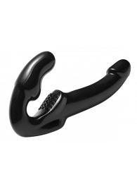 Чёрный безремневой страпон Revolver - XR Brands - купить с доставкой в Петрозаводске