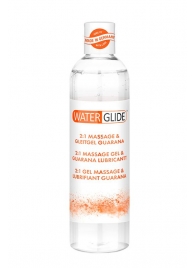 Гель-смазка 2-в-1 MASSAGE   LUBRICANT GUARANA - 300 мл. - Waterglide - купить с доставкой в Петрозаводске