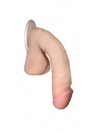 Сувенирный фаллос на присоске 03 - 17 см. - LOVETOY (А-Полимер) - купить с доставкой в Петрозаводске