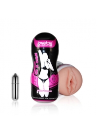 Мастурбатор-вагина Sex In A Can Vibra Vagina Tunnel - Lovetoy - в Петрозаводске купить с доставкой