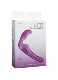 Безремневой фиолетовый страпон из силикона The Gal Pal - 17 см. - Doc Johnson - купить с доставкой в Петрозаводске