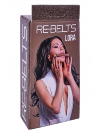 Кляп-трензель Lora с металлическими кольцами - Rebelts - купить с доставкой в Петрозаводске