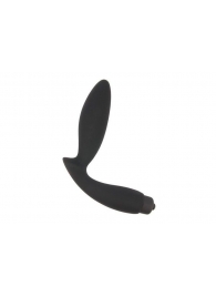 Чёрный вибростимулятор простаты Sex Expert Vibe Pleasure - Sex Expert - в Петрозаводске купить с доставкой