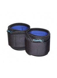 Неопреновые черно-синие наручники - Sitabella - купить с доставкой в Петрозаводске