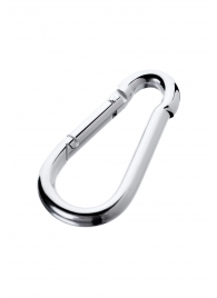 Серебристый карабин TOYFA Metal - ToyFa - купить с доставкой в Петрозаводске