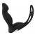 Черный вибромассажер простаты P-PLEASER W ERECTION ENHANCE - Dream Toys - в Петрозаводске купить с доставкой