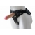 Черный пояс-трусики с двумя насадками Soft-Dolli - 16,5 и 10,5 см. - LOVETOY (А-Полимер) - купить с доставкой в Петрозаводске