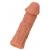 Телесная реалистичная насадка KOKOS Extreme Sleeve 05 с дополнительной стимуляцией - 12,7 см. - KOKOS - в Петрозаводске купить с доставкой