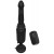 Черный вибромассажер с функцией поступательных движений Ass Thruster - Pipedream - купить с доставкой в Петрозаводске