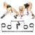 Комплект наручников и наножников с распорками Spread  em Bar and Cuff Set - Pipedream - купить с доставкой в Петрозаводске