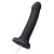 Черный фаллос с имитацией эякуляции Silicon Cum Dildo L - 19,6 см. - Strap-on-me - купить с доставкой в Петрозаводске