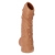 Телесная насадка с пупырышками и открытой головкой Nude Sleeve L - 14 см. - KOKOS - в Петрозаводске купить с доставкой