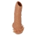 Телесная насадка с усиками и открытой головкой Nude Sleeve L - 14 см. - KOKOS - в Петрозаводске купить с доставкой