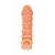 Телесная закрытая насадка с пупырышками Cock Sleeve Size M - 15,6 см. - KOKOS - в Петрозаводске купить с доставкой