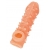 Телесная закрытая насадка с пупырышками Cock Sleeve Size L - 17,6 см. - KOKOS - в Петрозаводске купить с доставкой