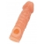 Телесная закрытая насадка с шершавой головкой Cock Sleeve Size M - 15,6 см. - KOKOS - в Петрозаводске купить с доставкой