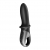 Черный анальный вибратор Hot Passion с функцией нагрева - Satisfyer - в Петрозаводске купить с доставкой