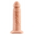 Телесный реалистичный фаллоимитатор с полостью Silicone Hollow Extension - 20 см. - Pipedream - купить с доставкой в Петрозаводске