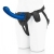 Синяя насадка Remote Control P-Spot G-Spot с черными трусиками - 20 см. - Pegasus - купить с доставкой в Петрозаводске