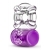 Фиолетовое эрекционное виброкольцо Pleaser Rechargeable C-Ring - Blush Novelties - в Петрозаводске купить с доставкой