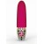 Ярко-розовый водонепроницаемый вибратор Sleak Freak - 14,5 см. - MyStim