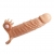 Телесная удлиняющая вибронасадка Penis Sleeve Connor - 17 см. - Baile - в Петрозаводске купить с доставкой
