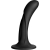 Черная изогнутая насадка Vac-U-Lock G-Spot - 16,5 см. - Doc Johnson - купить с доставкой в Петрозаводске