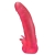 Розовая насадка для страпона с клиторальными лепестками - 18,5 см. - LOVETOY (А-Полимер) - купить с доставкой в Петрозаводске