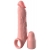 Телесная насадка-удлинитель 2 Inch Silicone X-tension with Strap - 20,3 см. - Pipedream - в Петрозаводске купить с доставкой
