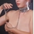 Серебристый ошейник из искусственной кожи - Sitabella - купить с доставкой в Петрозаводске