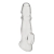 Прозрачная насадка для пениса Girthy Penis Enhancing Sleeve Extension - 17,1 см. - BlueLine - в Петрозаводске купить с доставкой