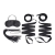 Эротический набор 4PC Bondage Bed Strap   Flogger Kit - Lux Fetish - купить с доставкой в Петрозаводске