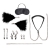 Большой эротический набор из 12 предметов Interchangeable Collar   Nipple Clips Set - Lux Fetish - купить с доставкой в Петрозаводске