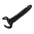 Чёрная насадка-фаллос для двойного проникновения INFLATABLE DILDO SLIM DONG  - 13,5 см. - Toyz4lovers - в Петрозаводске купить с доставкой