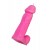 Розовая свеча в форме пениса - 13 см. - Pecado - купить с доставкой в Петрозаводске