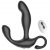 Черный вибромассажер простаты с эффектом фингеринга и пультом ДУ - Secwell - в Петрозаводске купить с доставкой
