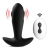 Черный массажер простаты с вибрацией, эффектом маятника и пультом ДУ - Secwell - в Петрозаводске купить с доставкой