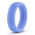 Голубое люминесцентное кольцо Silicone Glo Cock Ring - Blush Novelties - в Петрозаводске купить с доставкой