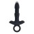 Черный анальный вибростимулятор с поступательными движениями Slayer - 20 см. - Gender X