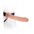 Фаллопротез телесного цвета Hollow Strap-On - 29 см. - Pipedream - купить с доставкой в Петрозаводске