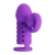 Фиолетовая вибронасадка с клиторальным отростком Harden - Baile - в Петрозаводске купить с доставкой